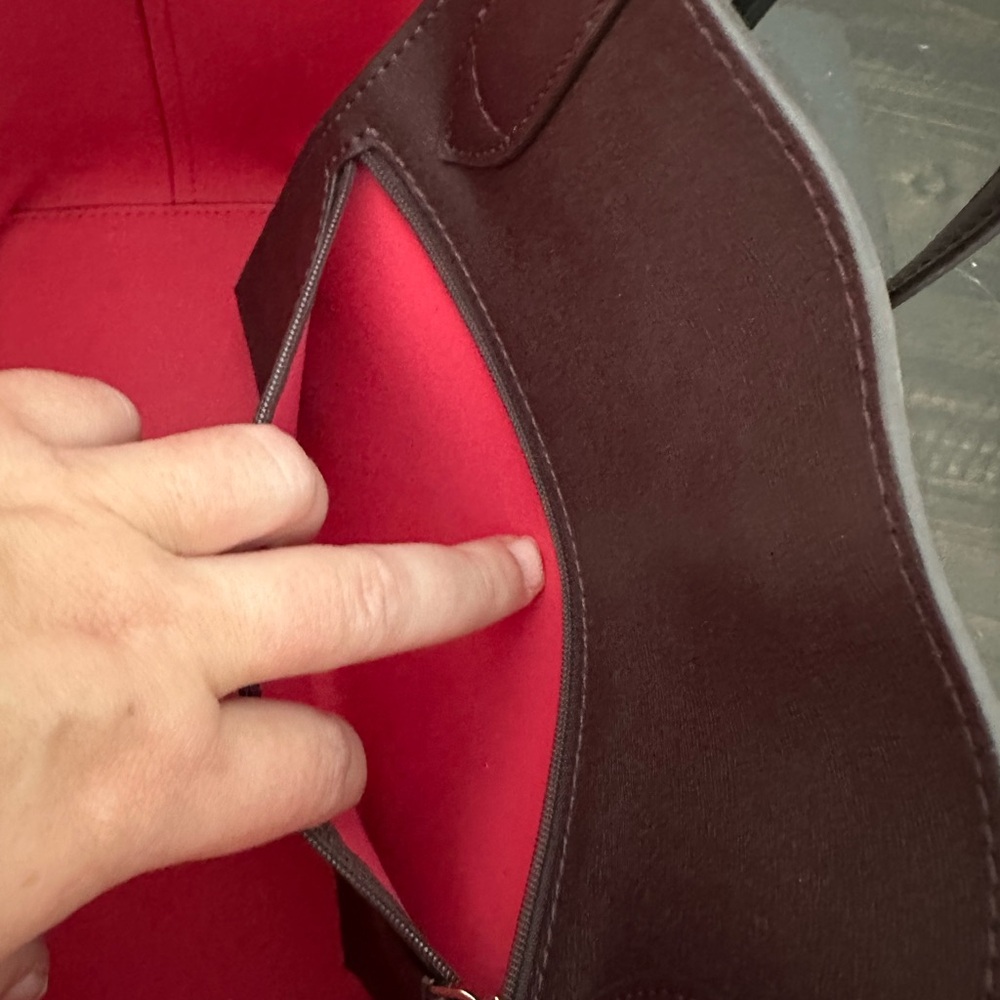Kate Spade Mauve Tote with Clover Accent - Picture 7 of 7